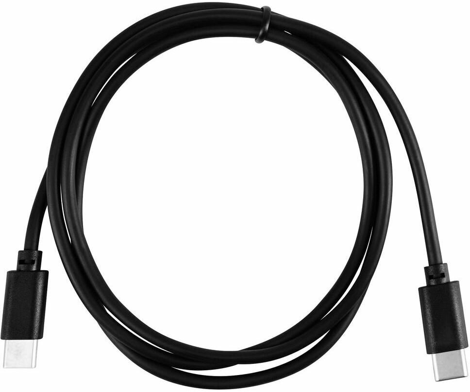 Кабель Buro USB Type-C (m) - USB Type-C (m), 1м, 3A, черный [pd15w]