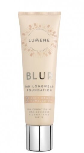 LUMENE Тональный крем устойчивый Blur 16ч SPF15 2 Soft Honey