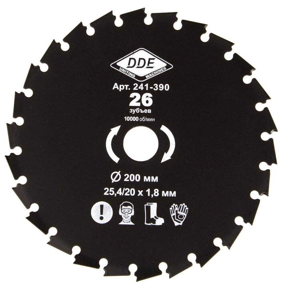 Нож/диск DDE Wood Cut (241-390) 25.4 мм