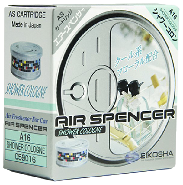 Eikosha Ароматизатор для автомобиля Air Spencer 40 г цветочный Shower Cologne