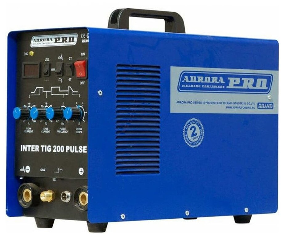 фото Аппарат аргонодуговой сварки AuroraPRO INTER TIG 200 PULSE (TIG+MMA) MOSFET (TIG 200m)