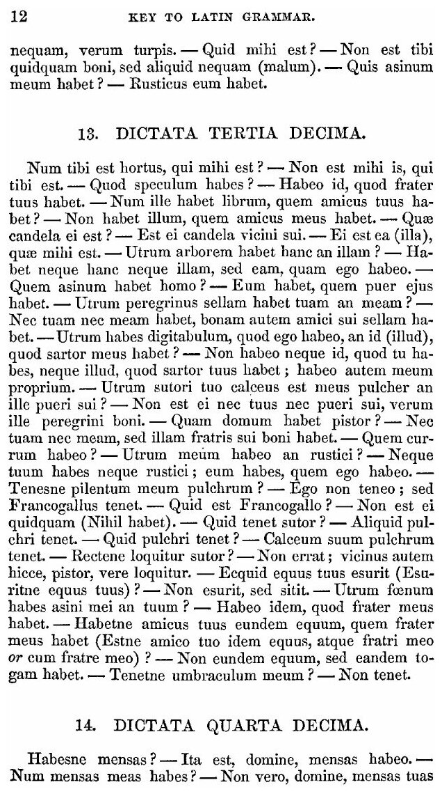 A Key to the Exercises Contained in Adler's Practical Grammar of the Latin Language - фото №10