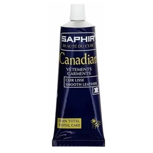 Красный крем-воск для кожи Saphir Canadian