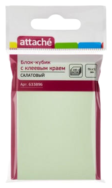 Attache Стикеры 76х51 мм 100 л (633896/633897/633898)