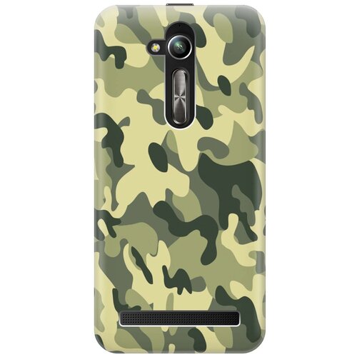 фото Cиликоновый чехол на asus zenfone go (zb500kl) / асус зенфон го (зб500кл) с принтом "хаки" gosso