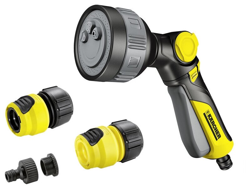 Соединительный комплект с пистолетом для полива Karcher Plus 2.645-290.0 (Black/Yellow)