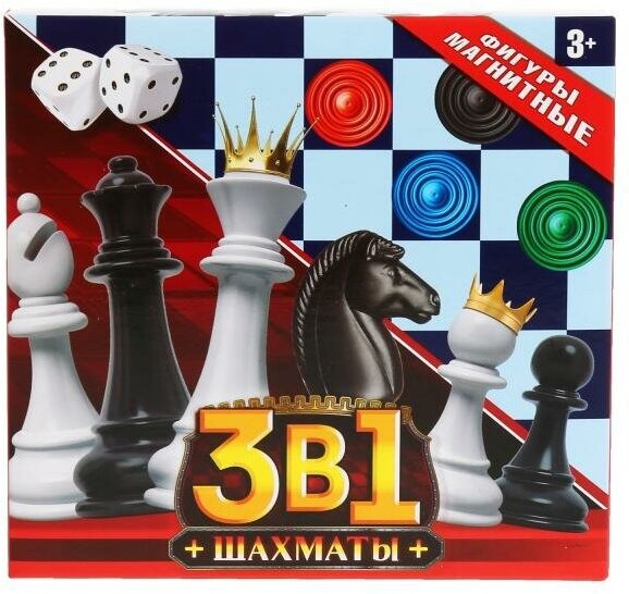 Набор игр Играем вместе Шахматы и игра-ходилка, 2 в 1 (1704K634-R)