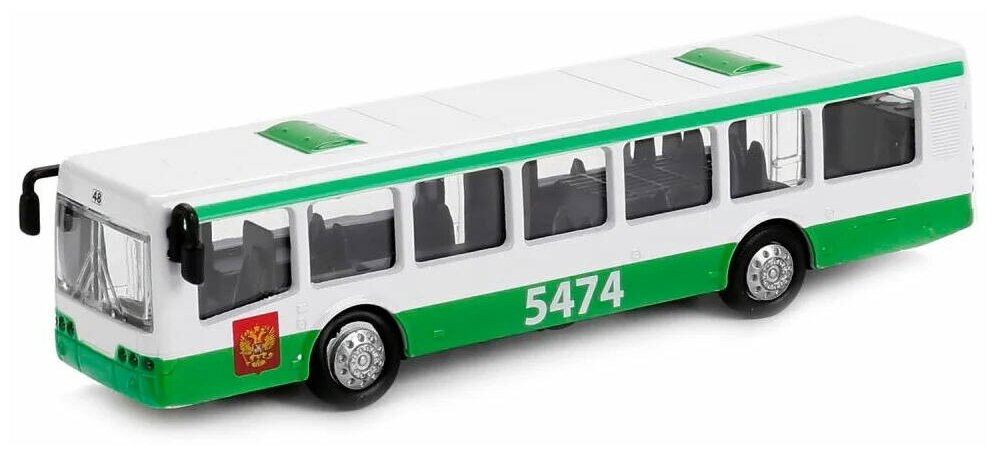 Модель "Автобус рейсовый" 16,5 см металлическая инерционная