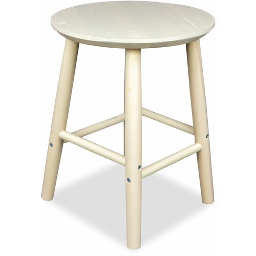 Табурет для кухни деревянный Hesby Taburet 7 берёза выбеленная 1337₽