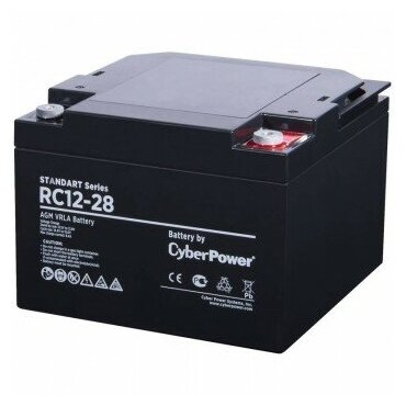 CyberPower батареи комплектующие к ИБП Аккумуляторная батарея RC 12-28 12V 28Ah