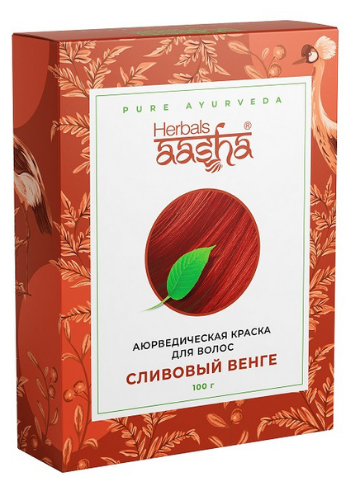 Аюрведическая краска Сливовый Венге Aasha Herbals