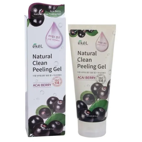 Ekel, Пилинг-скатка с экстрактом асаи Natural Clean Peeling Gel Acai Berry, 170 мл