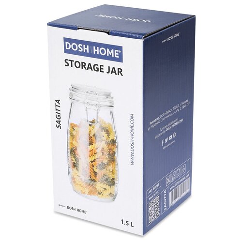 Емкость для хранения с бугельным замком DOSH I HOME SAGITTA, 1.5л