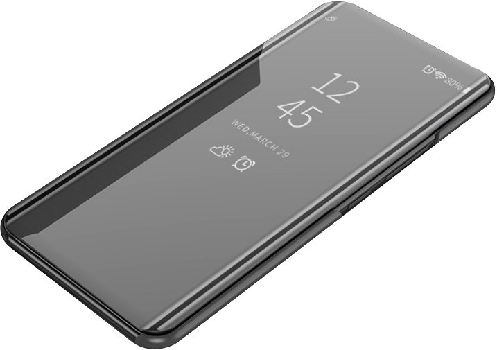 Чехол-книжка Чехол. ру для Samsung Galaxy M31s SM-M317F (2020) с дизайном Clear View Cover с полупрозрачной пластиковой крышкой с зеркальной поверхн.