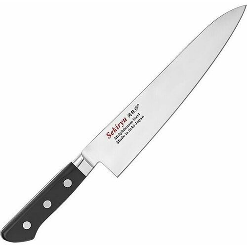 Нож кухонный универсальный / Осака Sekiryu / односторонняя заточка, нержавеющая сталь , 33 см