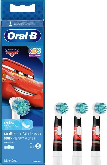 Насадки для детей Braun Oral-B Stages Kids Тачки (3 шт)