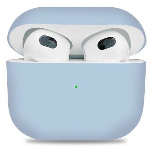 Силиконовый чехол для AirPods 3 голубой