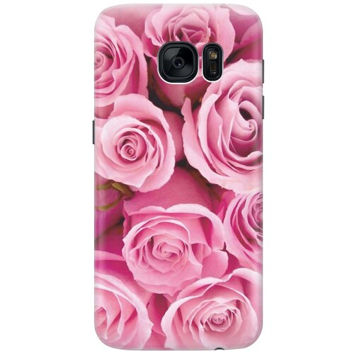 фото Gosso ультратонкий силиконовый чехол-накладка для samsung galaxy s7 с принтом "букет роз"