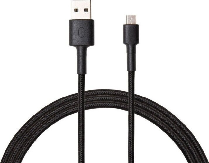 Дата-кабель Xiaomi Mi USB Type-C Braided Cable SJX10ZM, 100см, черный