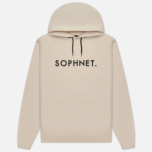 Мужская толстовка SOPHNET. Logo Hoodie белый, Размер S