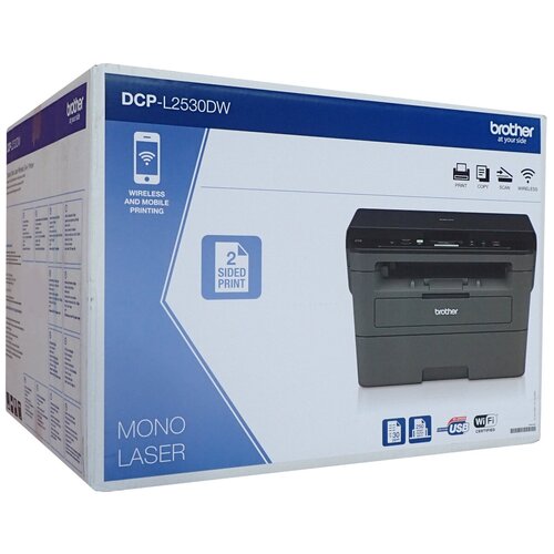МФУ лазерное принтер сканер копир с двусторонней печатью Brother DCP-L2530 5189000₽