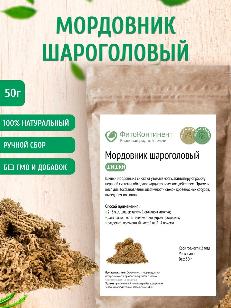 Мордовник шароголовый (шишки) 50 гр