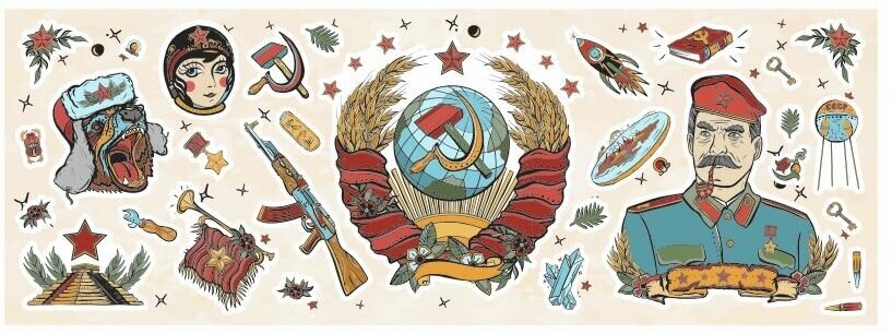 Наклейки стикеры СССР