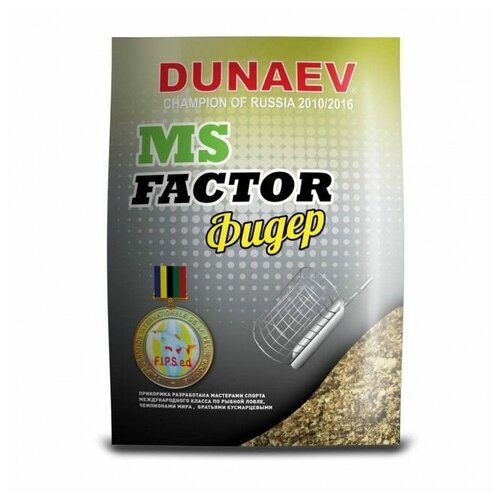 прикормка dunaev premium 1кг фидер река 2шт Прикормка DUNAEV-MS FACTOR 1кг Фидер