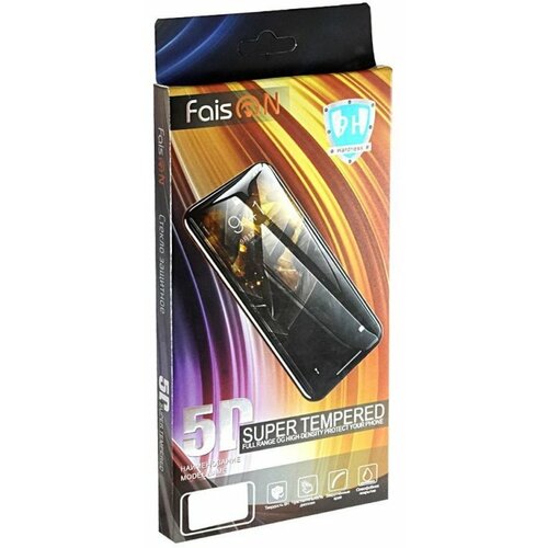 Противоударное стекло 5D FaisON GL-11 для Xiaomi Mi 10T Lite 5G (полное покрытие) черный