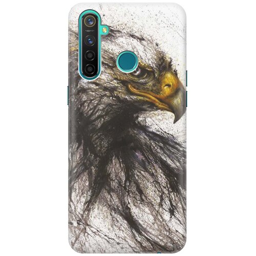 фото Re:pa накладка transparent для realme 5 pro с принтом "ястреб"