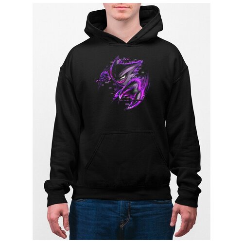 фото Худи унисекс каждому своё "pokemon/покемон/аниме" черное m