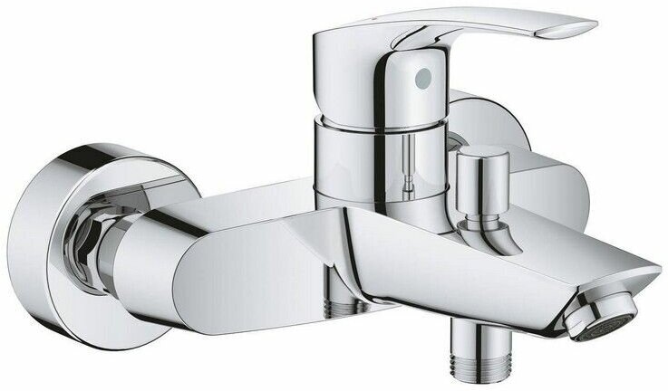 Смеситель для ванны Grohe Eurosmart, однорычажный, хром, 33300003