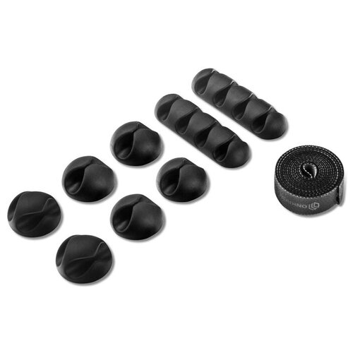 Держатель для провода клипса ONKRON CM1 черный 1632₽