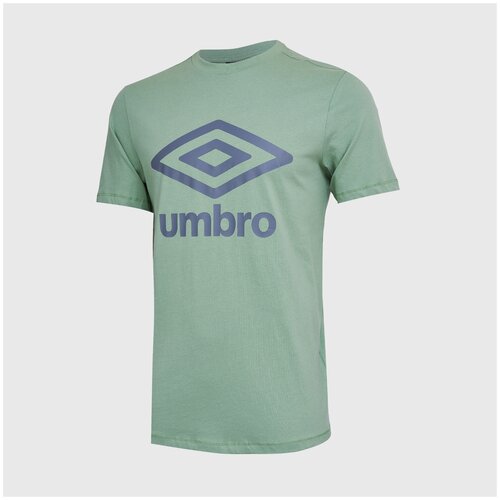 Футболка хлопковая Umbro Large Logo 65352U-KM4, р-р M, Светло-зеленый