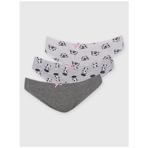 фото Твое набор трусов слипы низкой посадки, 3 шт., размер xs, мультицвет