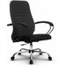 Компьютерное офисное кресло mетта SU-СК130-10Р, СН, Темно-серое/Черное