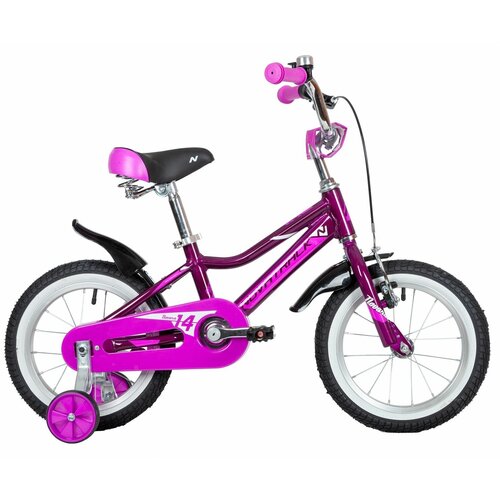 Детский велосипед Novatrack Novara 14 год 2022 цвет Фиолетовый 1357000₽