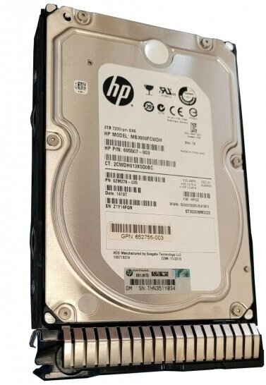 Жесткий диск HP 652755-003 3Tb 7200 SAS 3,5" HDD