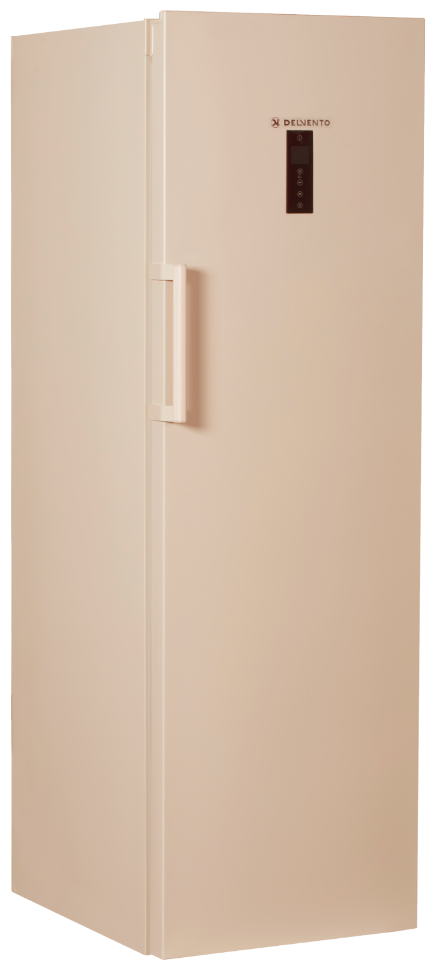 Вертикальный морозильный шкаф DELVENTO VR8301A+ Double Reliable 185 см, No Frost, двойной режим, LED дисплей, электронное управление, бежевый - фотография № 3