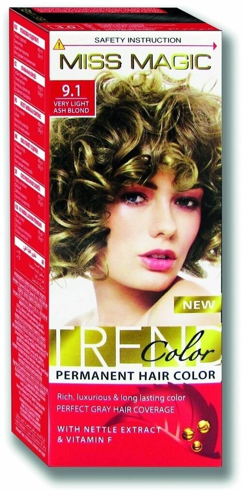 Trend Color краска для волос 9.1 - блондин пепельный