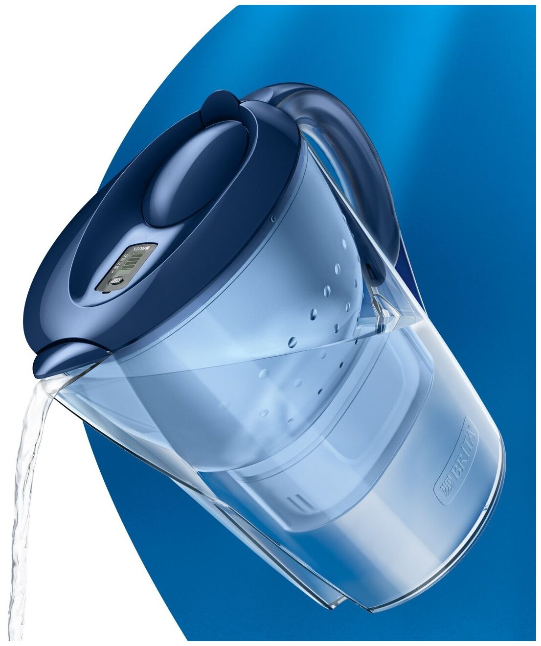 Фильтр кувшин BRITA Marella XL Memo MX+ 3.5 л синий - фотография № 6