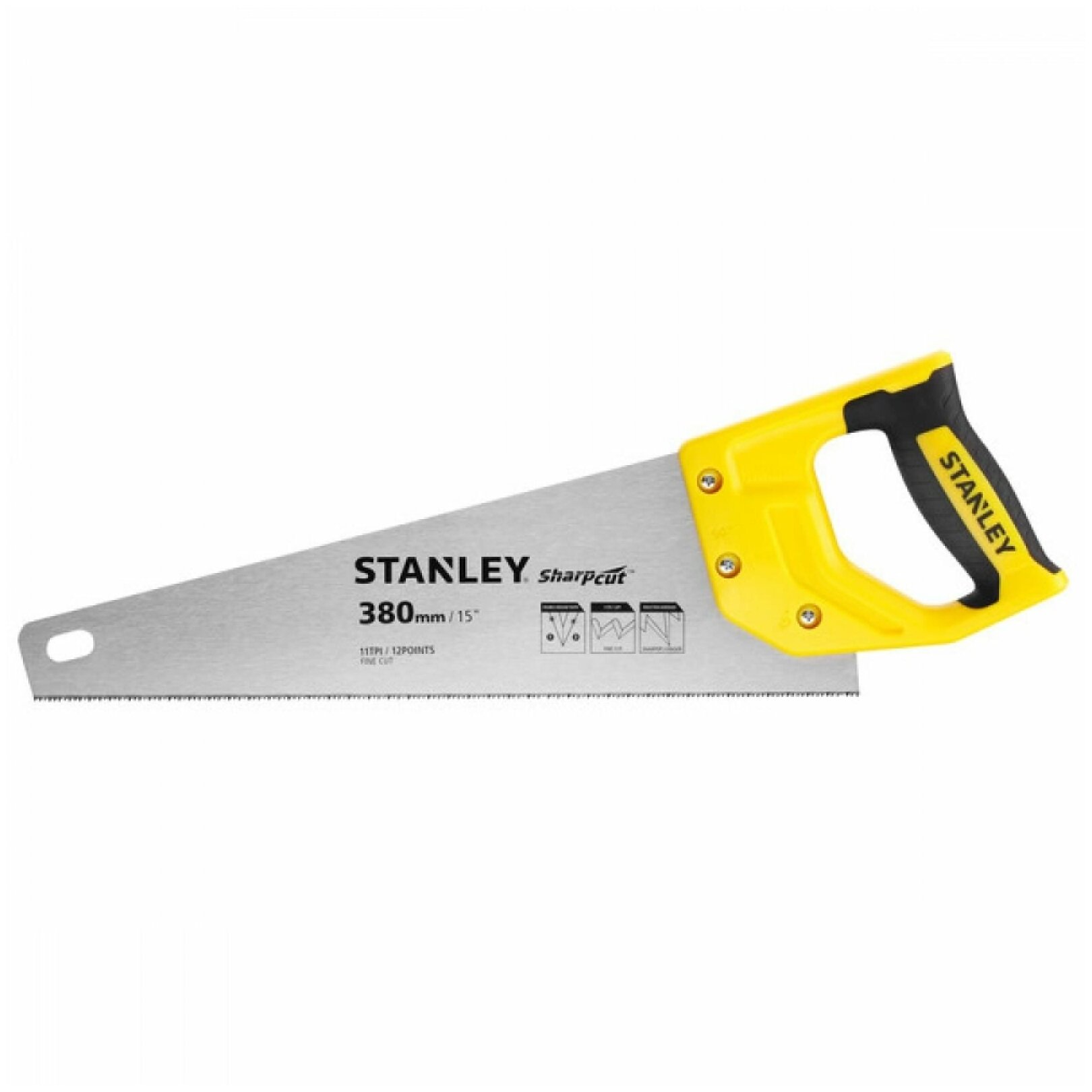 Ножовка для дерева STANLEY 380мм SHARPCUT 11TPI STHT20369-1