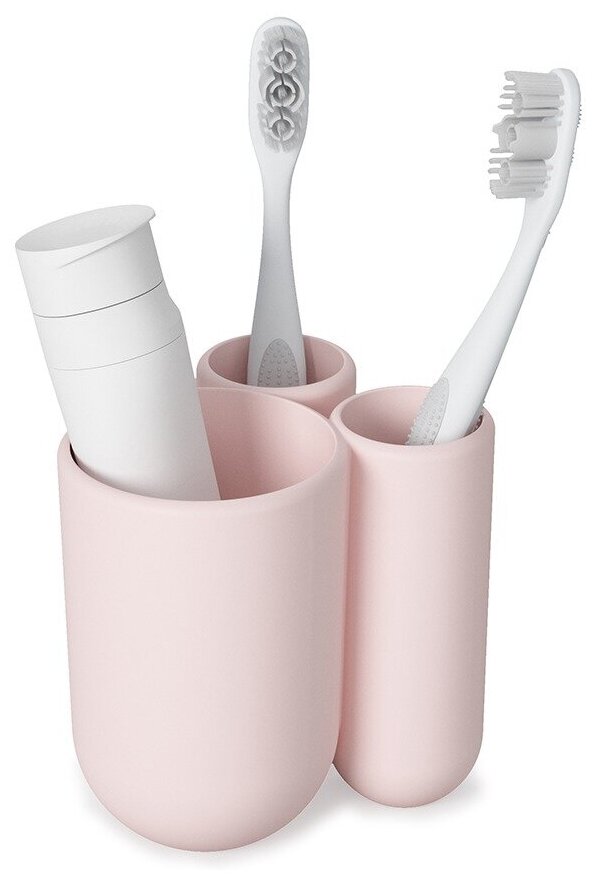 стаканы для зубных щеток розовый