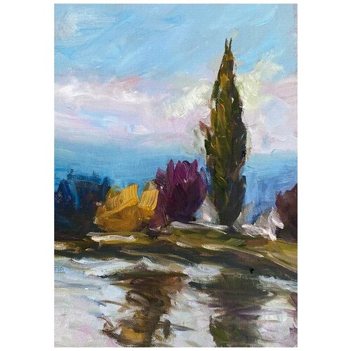 Средиземноморье Картина маслом современный художник С. Петербург