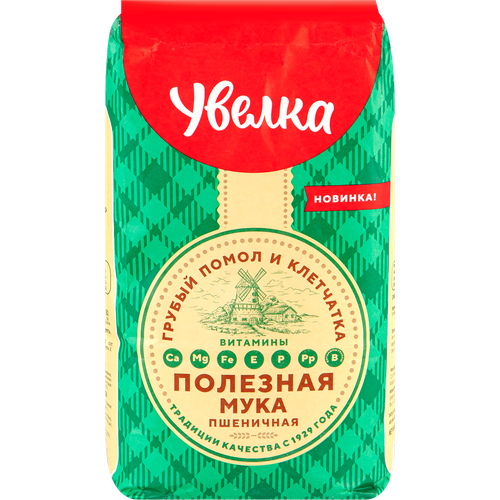 Мука пшеничная увелка Полезная, 2кг