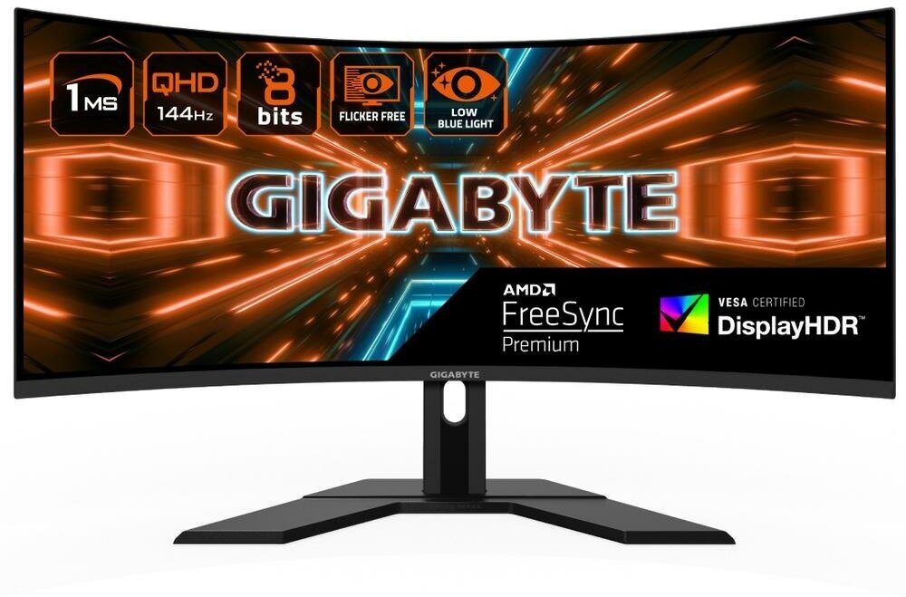 34" Монитор GIGABYTE G34WQC A 3440x1440 144 Гц *VA