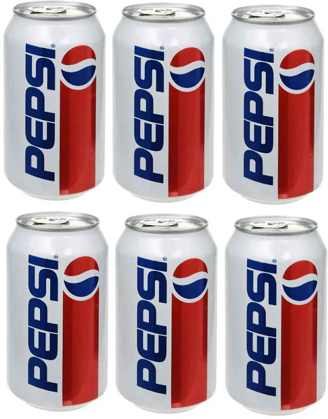 Газированный напиток Пепси-Кола (Pepsi-Cola)ж/б, Корея, (6 шт по 355 мл.)