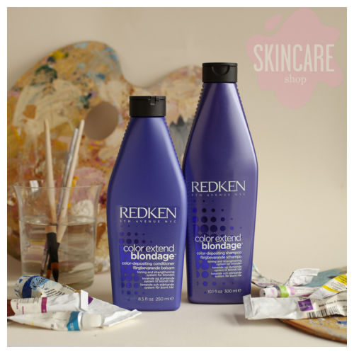 Redken Color Extend Blondage Shampoo Шампунь с ультрафиолетовым пигментом для оттенков блонд 300 мл (Redken, ) - фото №9