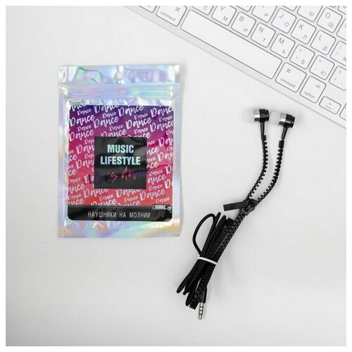 Наушники на молнии Music lifestyle 10 x 15 см 28300₽