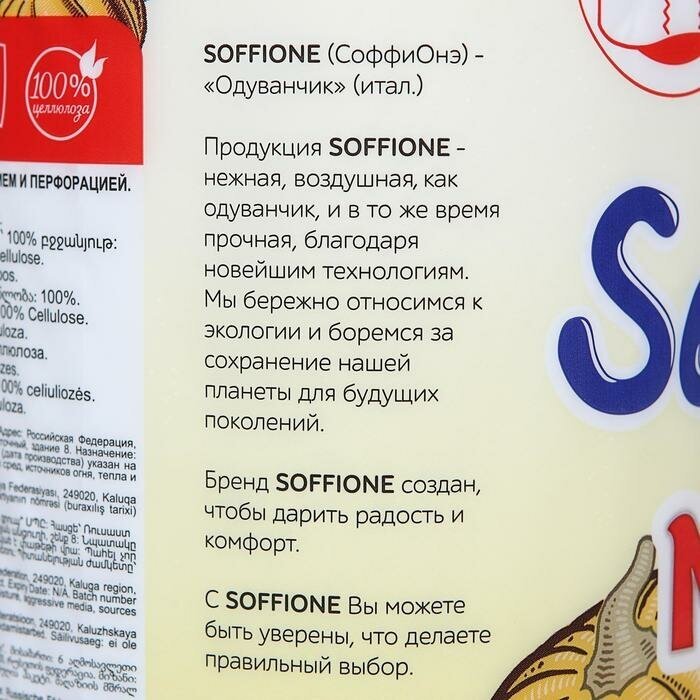 Бумажные полотенца Soffione Maxi 2 слоя Архбум тиссью групп - фото №15